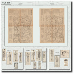 1920 N°18 Sewing patterns...