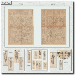 1920 N°22 Sewing patterns...