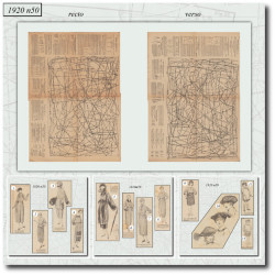 1920 N°50 Sewing patterns...