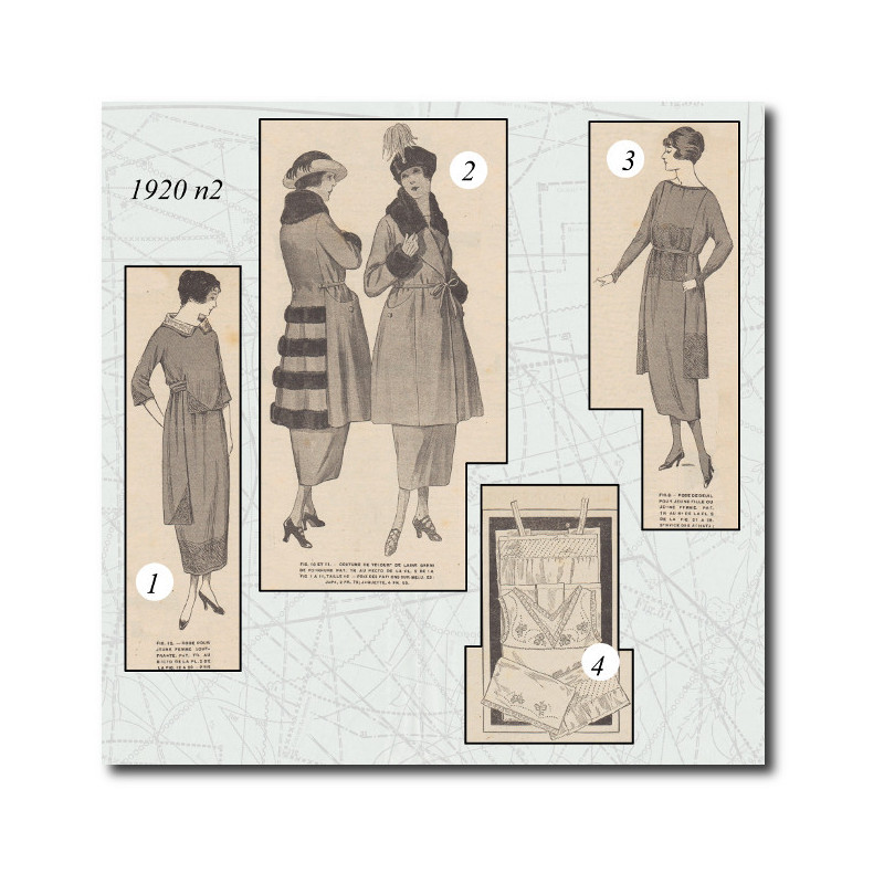 Robe de deuil pour jeune femme 1920