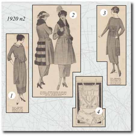 Robe de deuil pour jeune femme 1920
