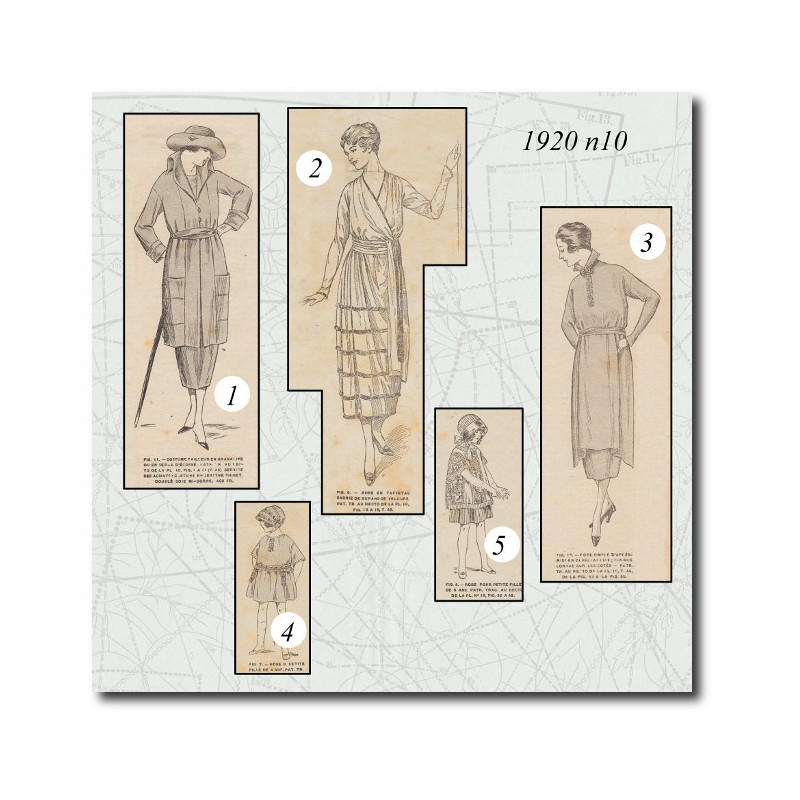 Robe simple d’après-midi 1920