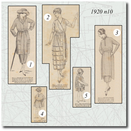 Robe simple d’après-midi 1920