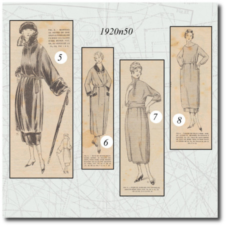 Manteau de visites en soie 1920