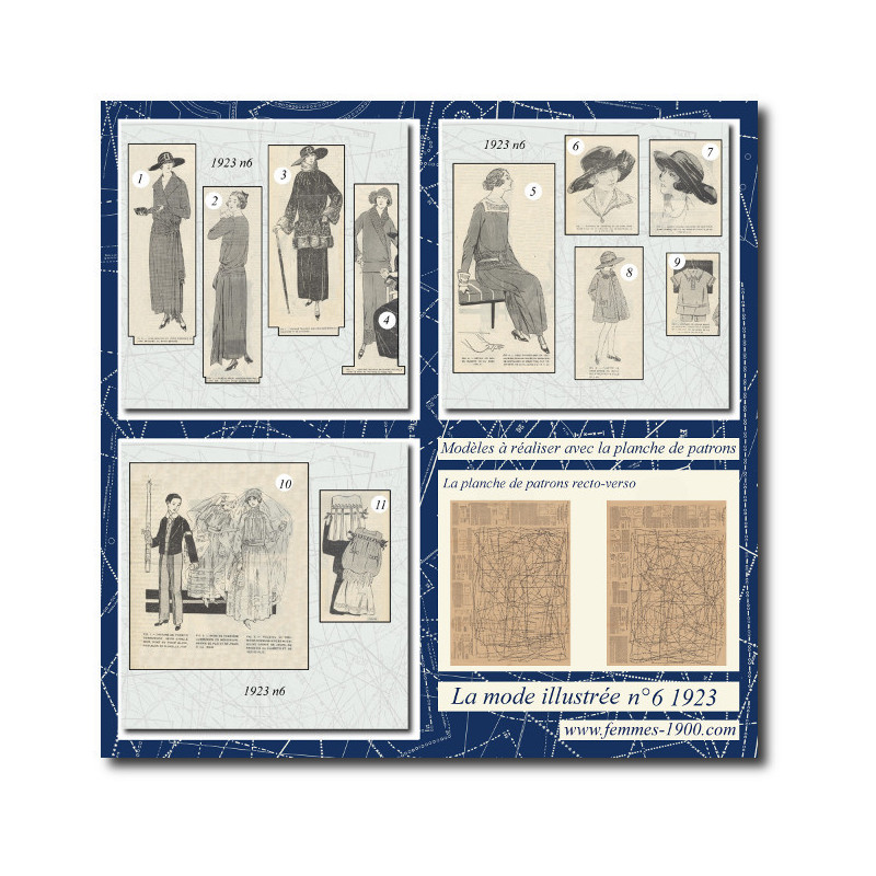 Robe de crêpe marocain noir 1923