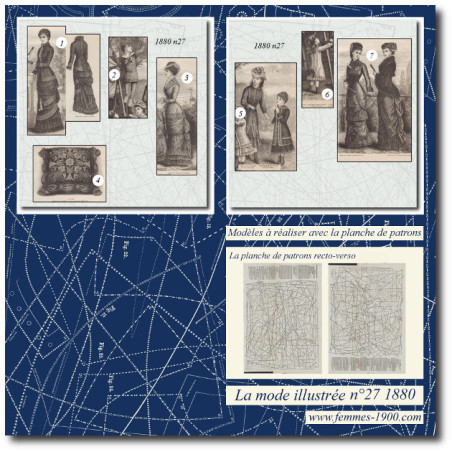 Robe en percale foulard 1880