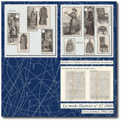1880 N°32 Sewing patterns...