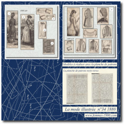1880 N°34 Sewing patterns...