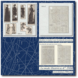 1880 N°47 Sewing patterns...