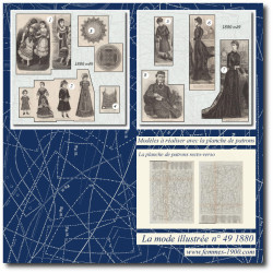 1880 N°49 Sewing patterns...