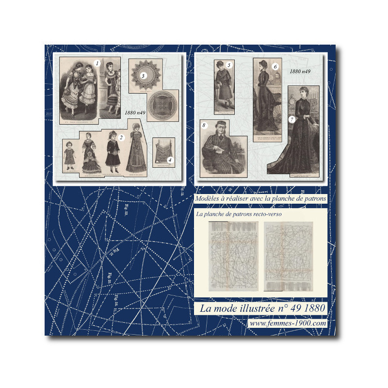 Poupée en toilette de dîner 1880