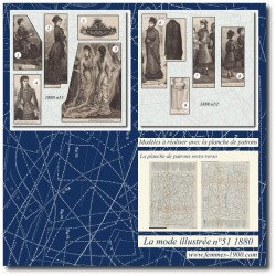 1880 N°51 Sewing patterns...