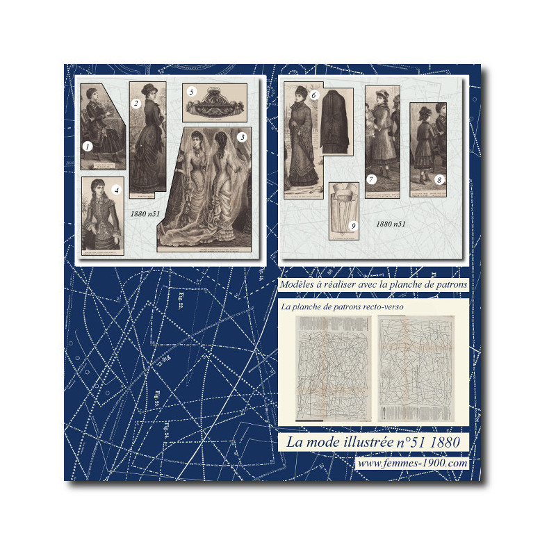 Toilette de mariée en satin blanc 1880