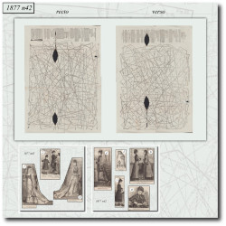 1877 N°42 Sewing patterns...
