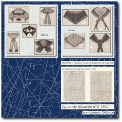 1861 N°6 Patrons A4 La mode...