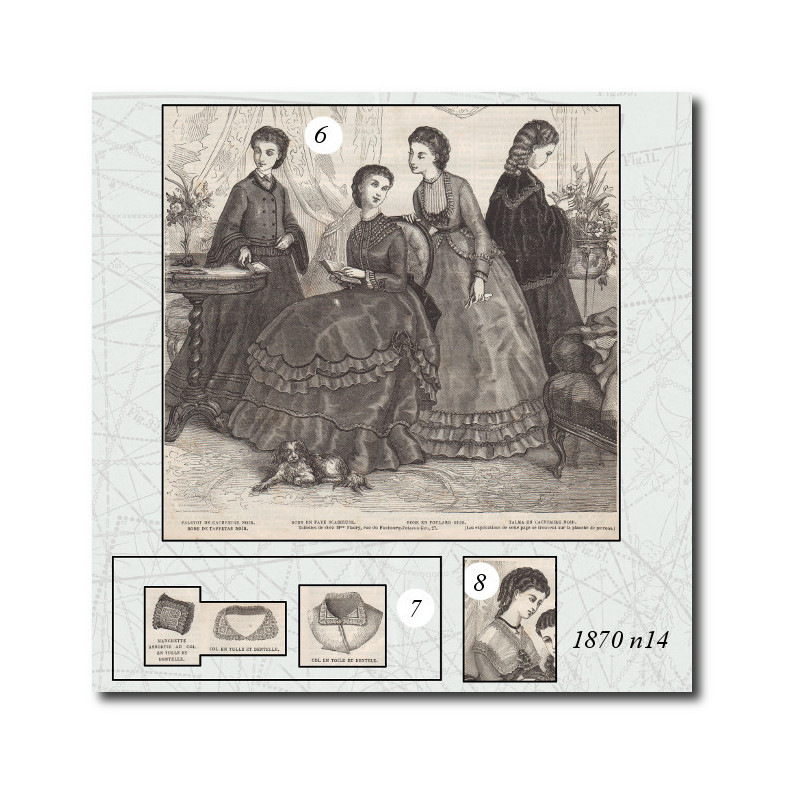 Talma en cachemire noir