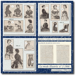 1866 N°3 Patrons A4 La mode...