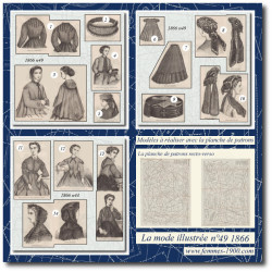 1866 N°49 Sewing patterns...
