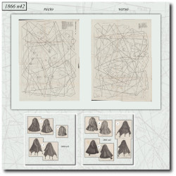 1866 N°42 Sewing patterns...