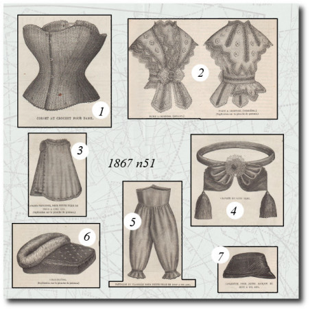 Corset au crochet pour dame