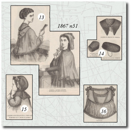 Pèlerine à capuchon