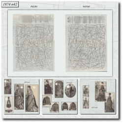 1874 N°42 Sewing patterns...