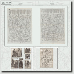 1874 N°49 Patrons  La mode...