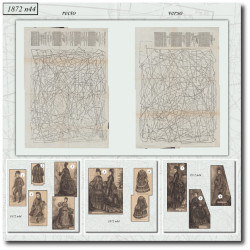 1872 N°44 Patrons  La mode...