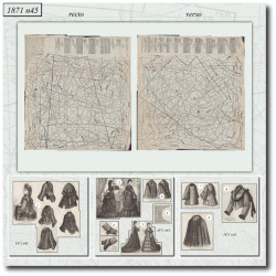 1871 N°45 Sewing patterns...
