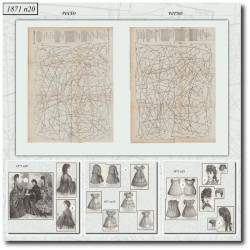 1871 N°20 Sewing patterns...