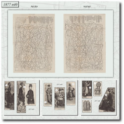 1877 N°40 Sewing patterns...