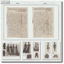 1877 N°49 Sewing patterns...
