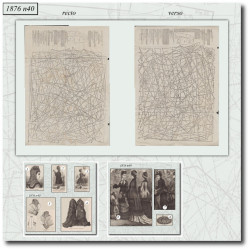 1876 N°40 Sewing patterns...