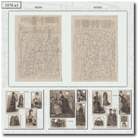 Patrons de couture de 1876 1