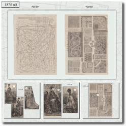 1876 N°8 Patrons A3 La mode...