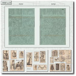 1900 N°18 Sewing patterns...