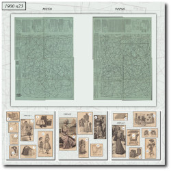1900 N°23 Sewing patterns...