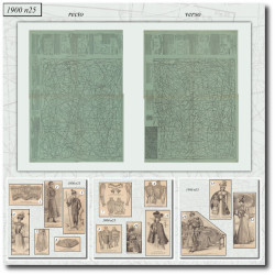 1900 N°25 Sewing patterns...