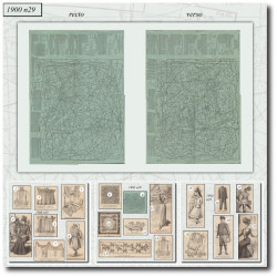 1900 N°29 Sewing patterns...