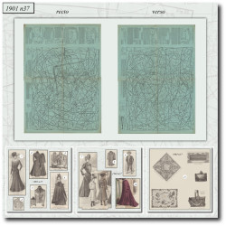 1901 N°37 Sewing patterns...