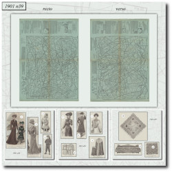 1901 N°39 Sewing patterns...