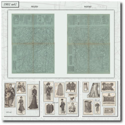 1901 N°41 Sewing patterns...