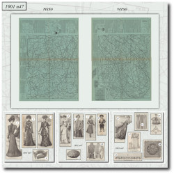 1901 N°47 Sewing patterns...