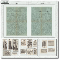 1901 N°50 Sewing patterns...