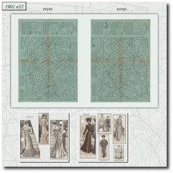 1901 N°52 Sewing patterns...