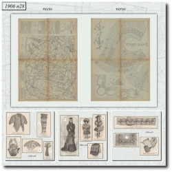 1906 N°28 Sewing patterns...