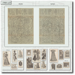 1906 N°35 Sewing patterns...
