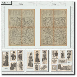 1906 N°41 Sewing patterns...