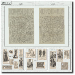 1906 N°45 Sewing patterns...
