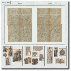 1906 N°52 Sewing patterns...